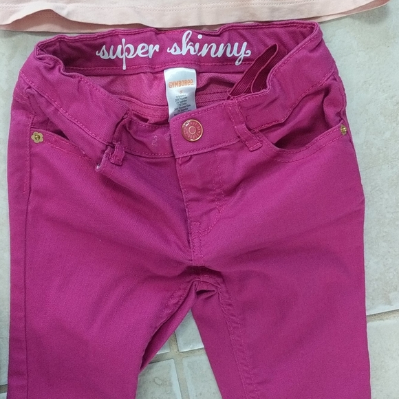 Girls 5t gap Gymboree shirt Jean set ,Italy - Picture 3 of 4
